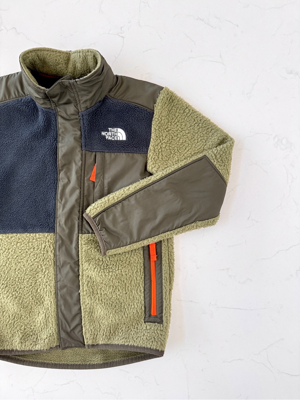 The North Face Kids' Forrest Mixed-Media Fleece Jacket, S